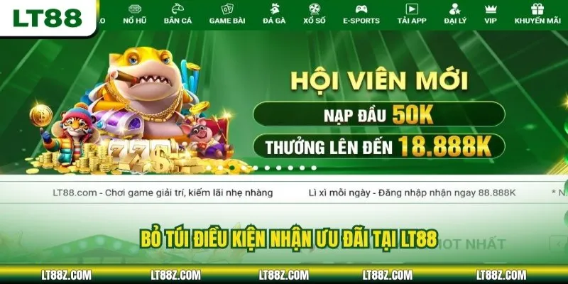 Bỏ túi điều kiện nhận ưu đãi tại LT88
