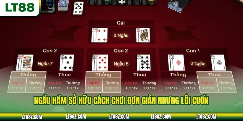 Ngầu hầm sở hữu cách chơi đơn giản nhưng lôi cuốn
