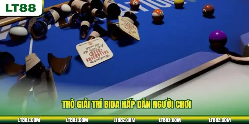 Trò giải trí Bida hấp dẫn người chơi